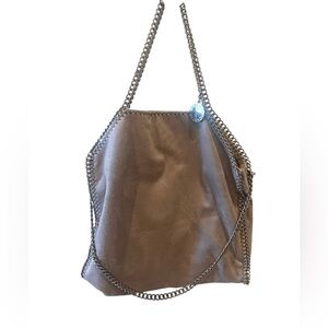 Stylish Brown Chain-Trimmed Women's Bag